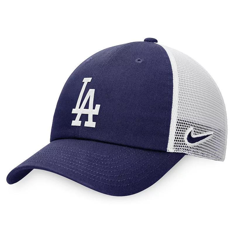 Mens Nike Royal Los Angeles Dodgers Evergreen Club Trucker Adjustable Hat Product Image