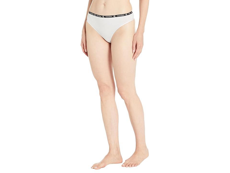 Calvin Klein Underwear 1996 Cotton Modern Thong 7-Pack (Black/Charcoal Heather/White/Natural Grey/Mudstone/Snow Cone/Haz) Women's Underwear Product Image