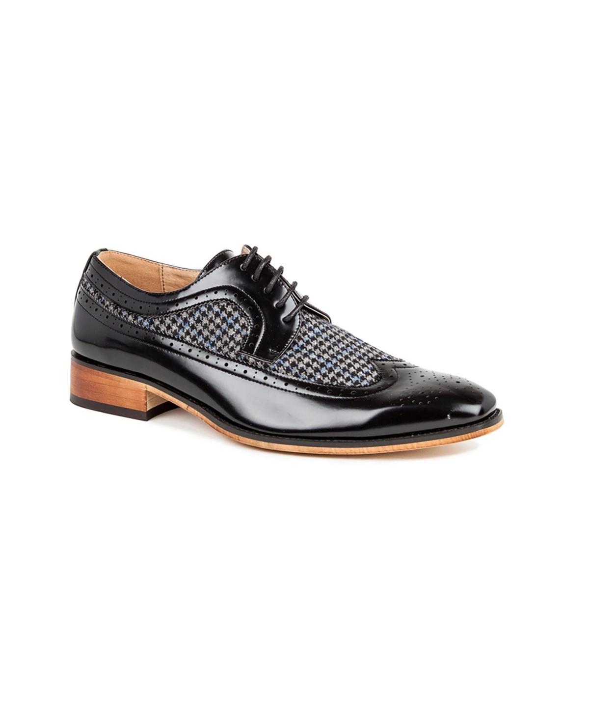 Gino Vitale Mens Wing Tip Brogue Two Tone Shoes Product Image