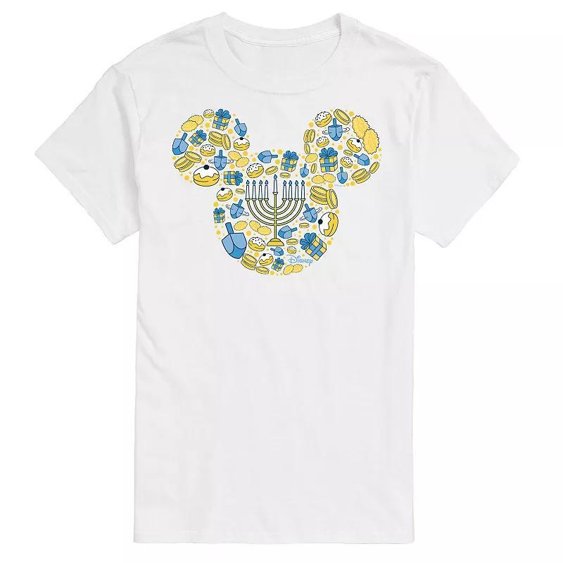 Disneys Mickey Mouse Big & Tall Hanukkah Graphic Tee, Mens Product Image