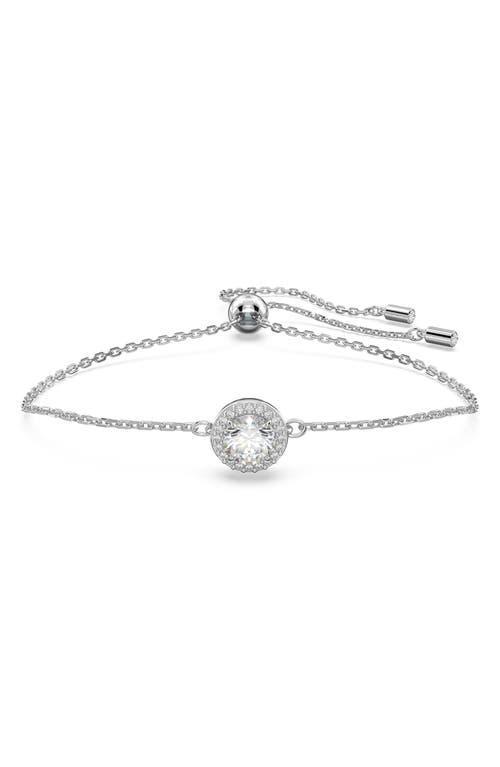 Swarovski Constella Round Cut Adjustable Slider Bracelet Product Image