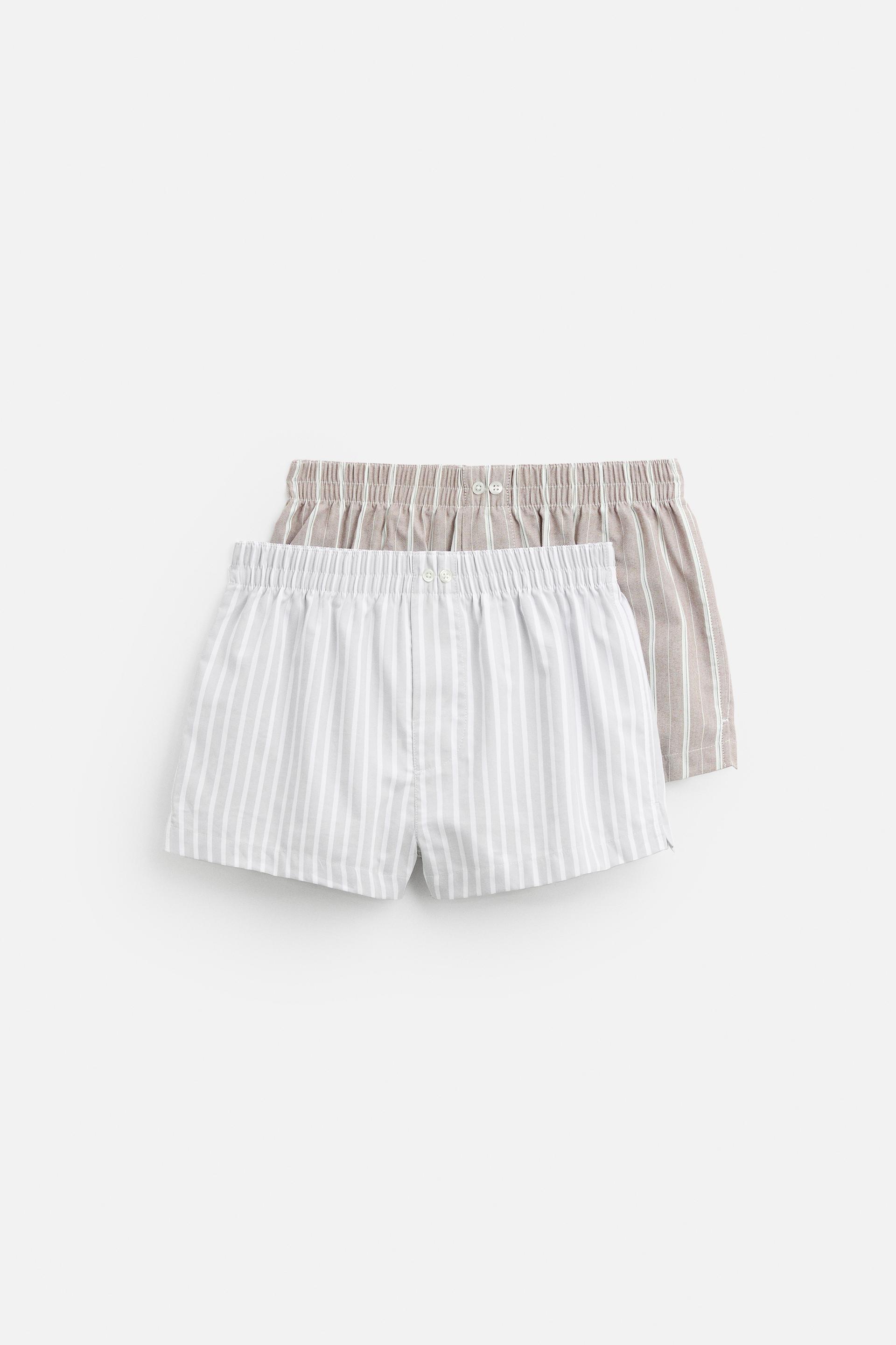 2 PACK OF MIXED POPLIN BOXERS Product Image