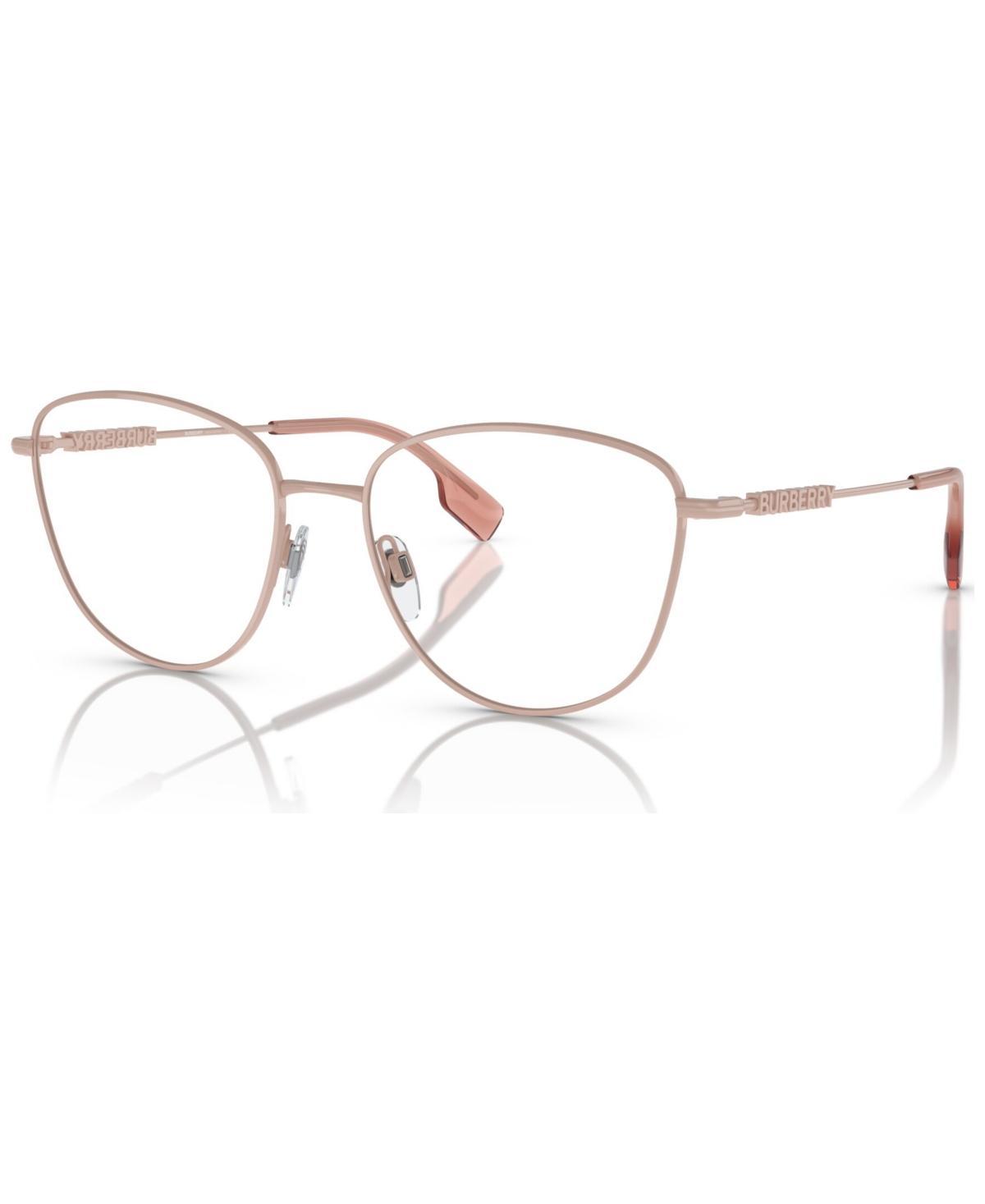 Burberry Womens Phantos Eyeglasses, BE1376 53 - Silver-Tone Product Image