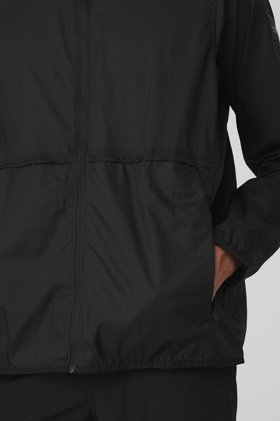 Repeat Running Jacket - Black Male Product Image