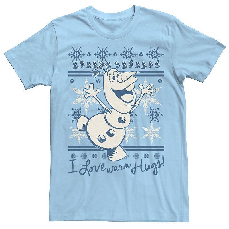 Disneys Frozen Olaf Mens I Love Warm Hugs Pattern Tee Product Image