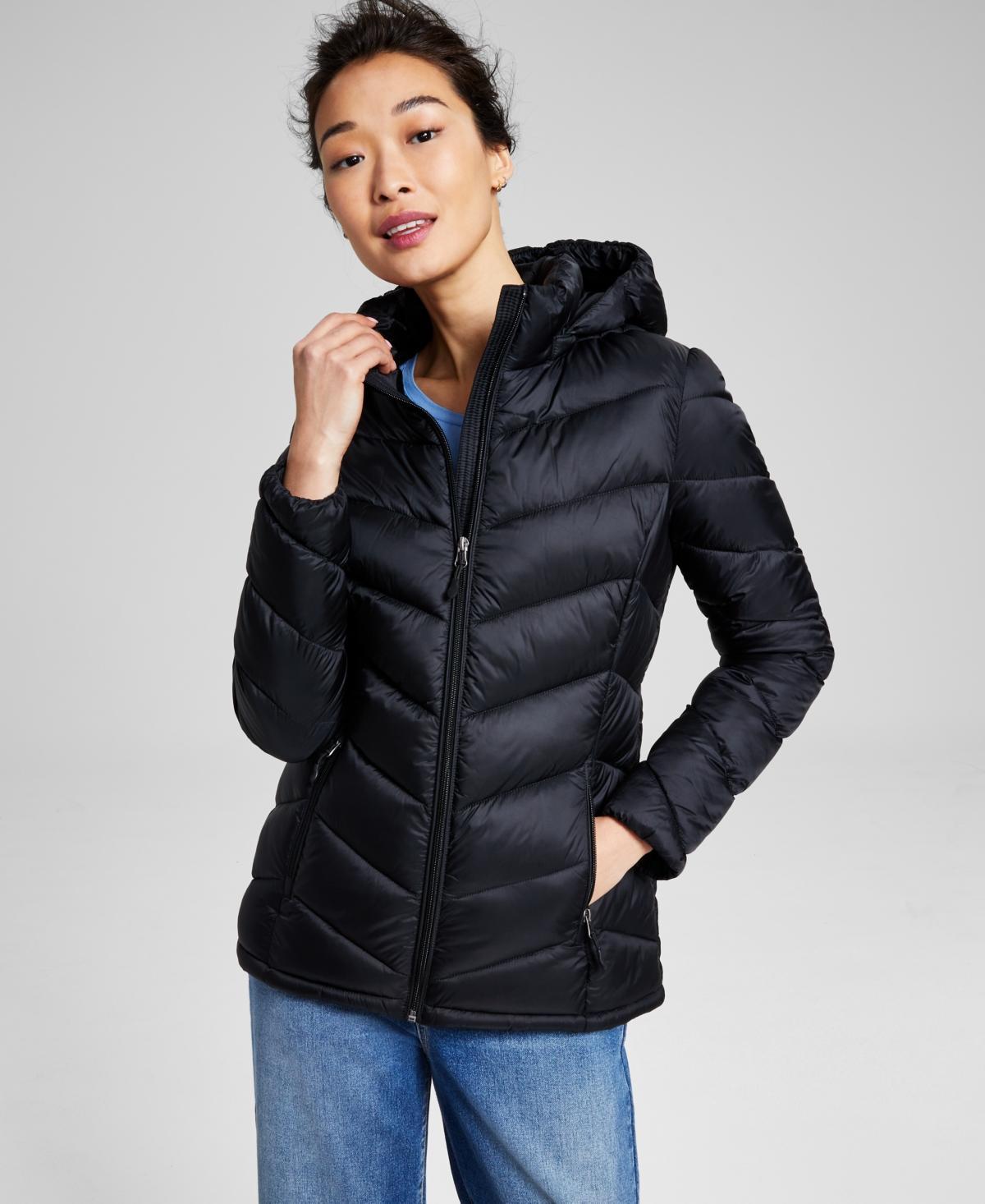 Charter Club Womens Packable Hooded Puffer Coat, Created for Macys Product Image