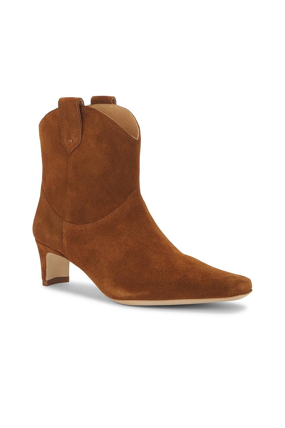 Staud Western Wally Ankle Boot in Tan - Tan. Size 37 (also in 36, 38, 39, 40, 41). Product Image