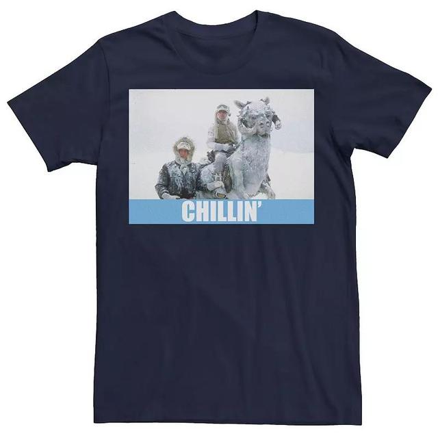 Mens Star Wars Chillin Portrait Tee Blue Product Image