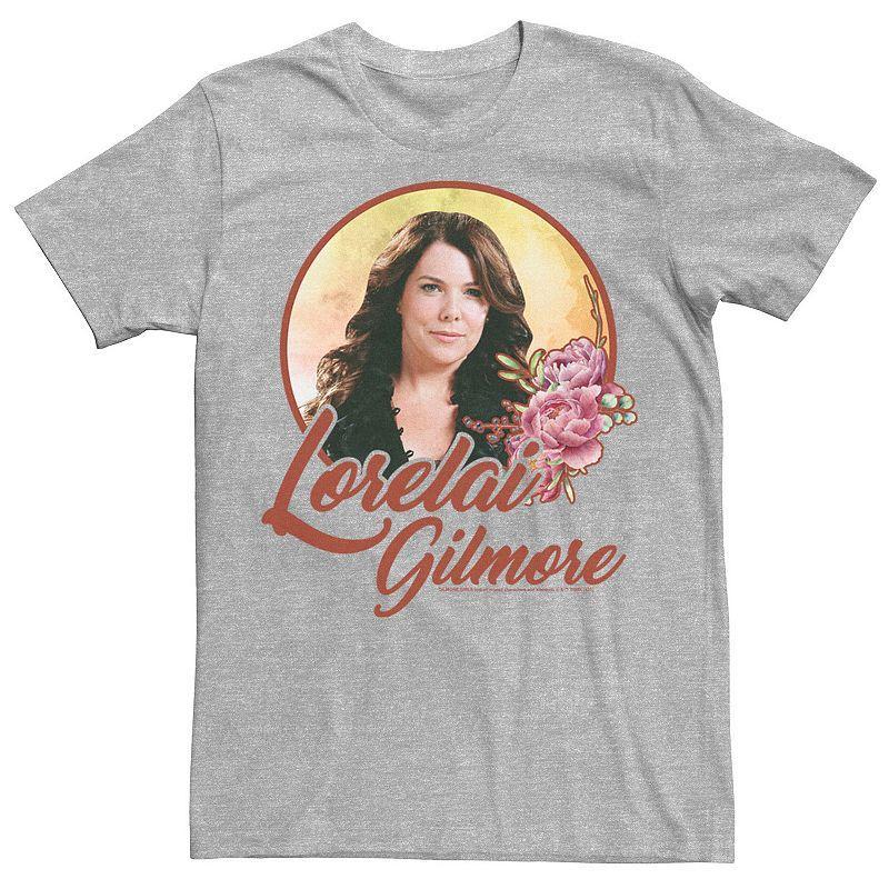 Mens Gilmore Girls Lorelai Gilmore Portrait Tee Athletic Grey Product Image