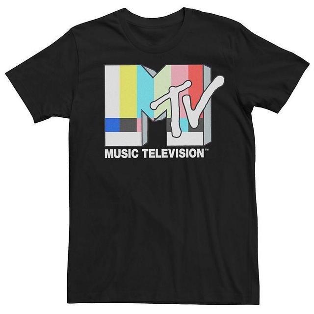 Mens MTV Retro TV Signal Out Logo Tee Product Image