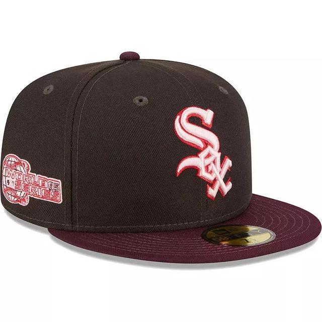 Mens New Era /Maroon Chicago White Sox Chocolate Strawberry 59FIFTY Fitted Hat Product Image