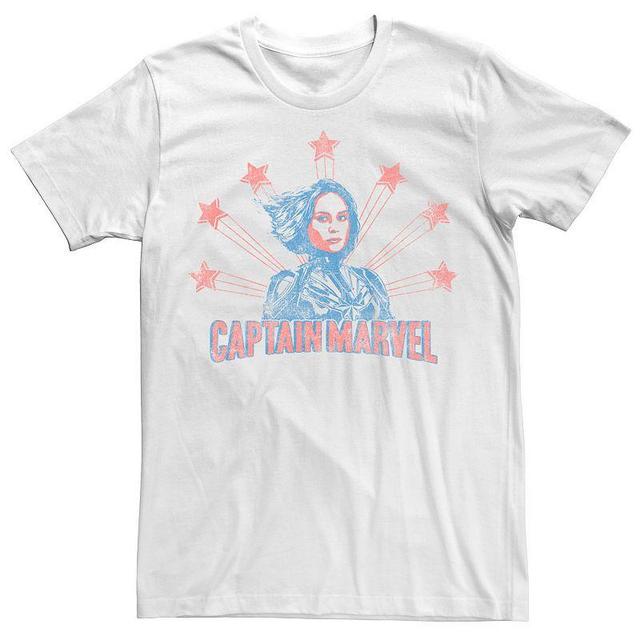 Mens Marvel Captain Marvel Retro Poster Tee Product Image