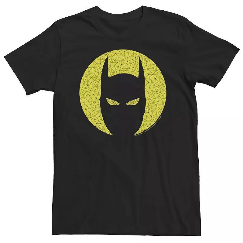 Big & Tall DC Fandome Batman Mask Geometric Moonlight Silhouette Tee, Mens Product Image