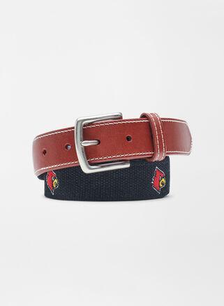 Peter Millar Mens Louisville Belt | Color: Black | Size: 44 Product Image