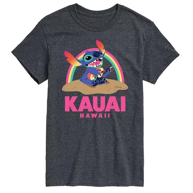 Disneys Lilo & Stitch Big & Tall Kauai Hawaii Graphic Tee, Mens Product Image