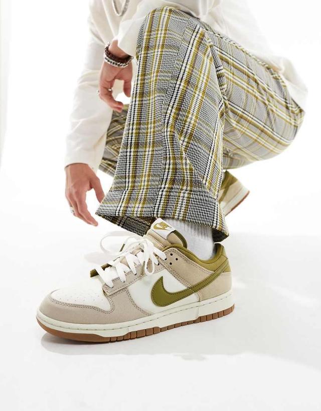 Dunk Low Retro Sneakers In Sail Ad Khaki-neutral Product Image