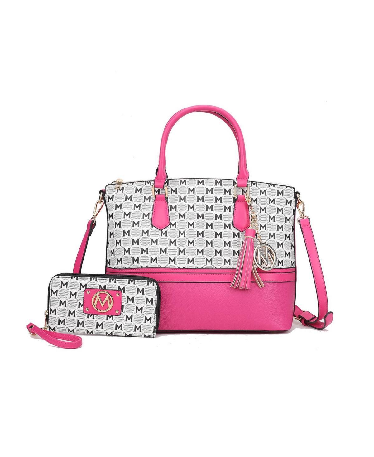 Mkf Collection Saylor M Print Women s Tote Bag with matching Wristlet Wallet by Mia K Product Image