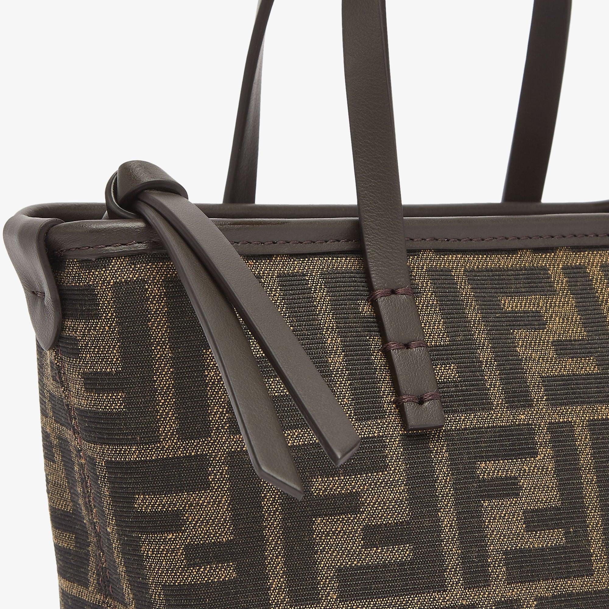 Roll MiniBrown FF jacquard mini bag Product Image