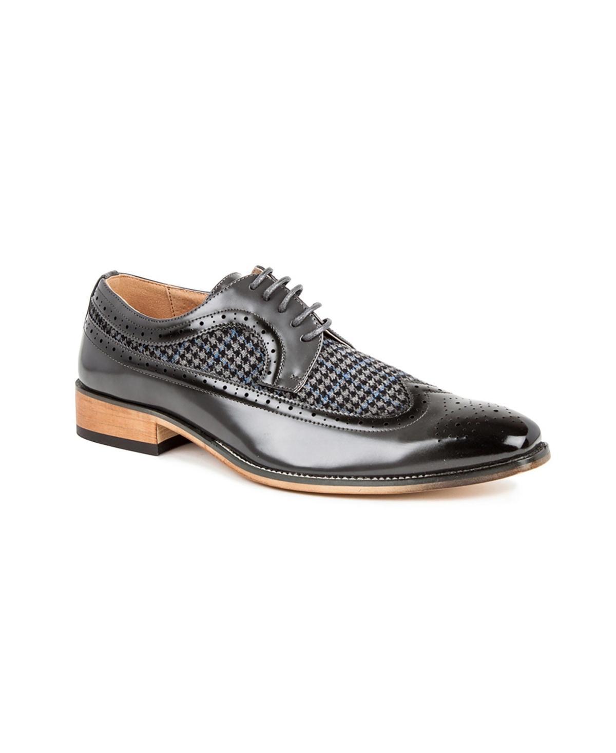 Gino Vitale Mens Wing Tip Brogue Two Tone Shoes Product Image