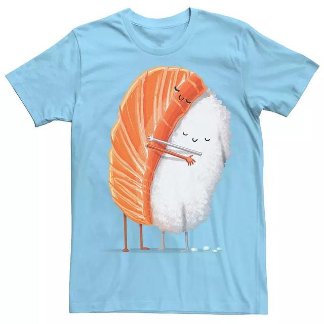 Mens Sake Salmon Sushi Hug Graphic Tee Product Image