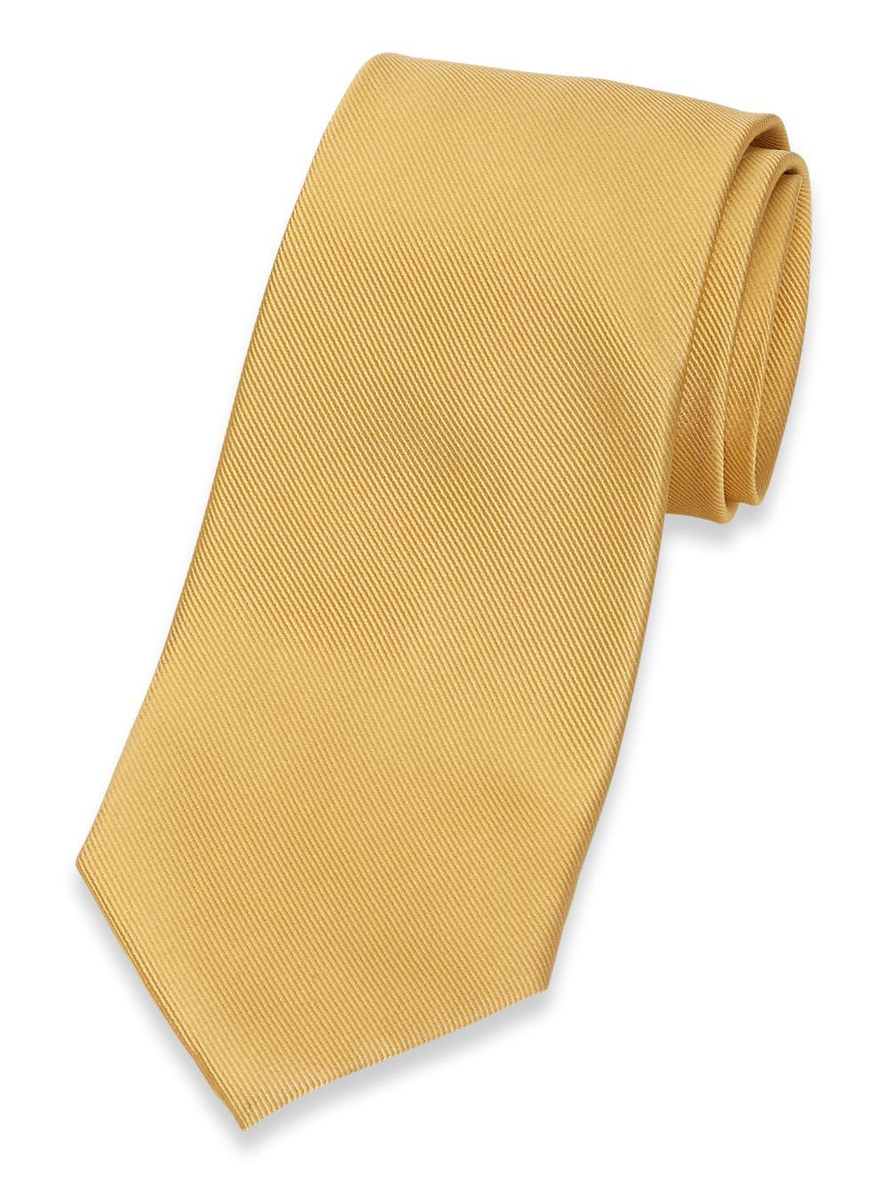 Solid Twill Woven Silk Tie - Wine Product Image