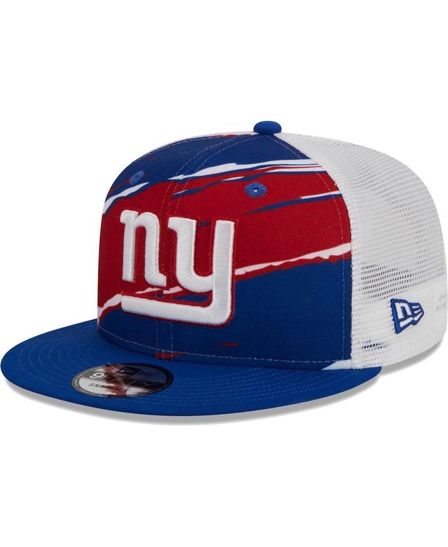 Mens New Era Royal New York Giants Tear Trucker 9FIFTY Snapback Hat Product Image