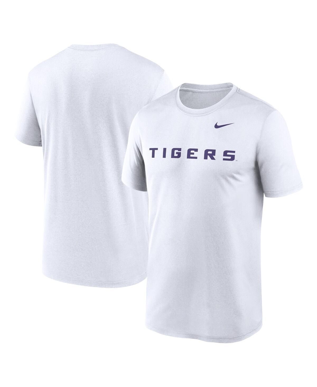 Nike Mens White Lsu Tigers Primetime Legend Wordmark T-Shirt Product Image