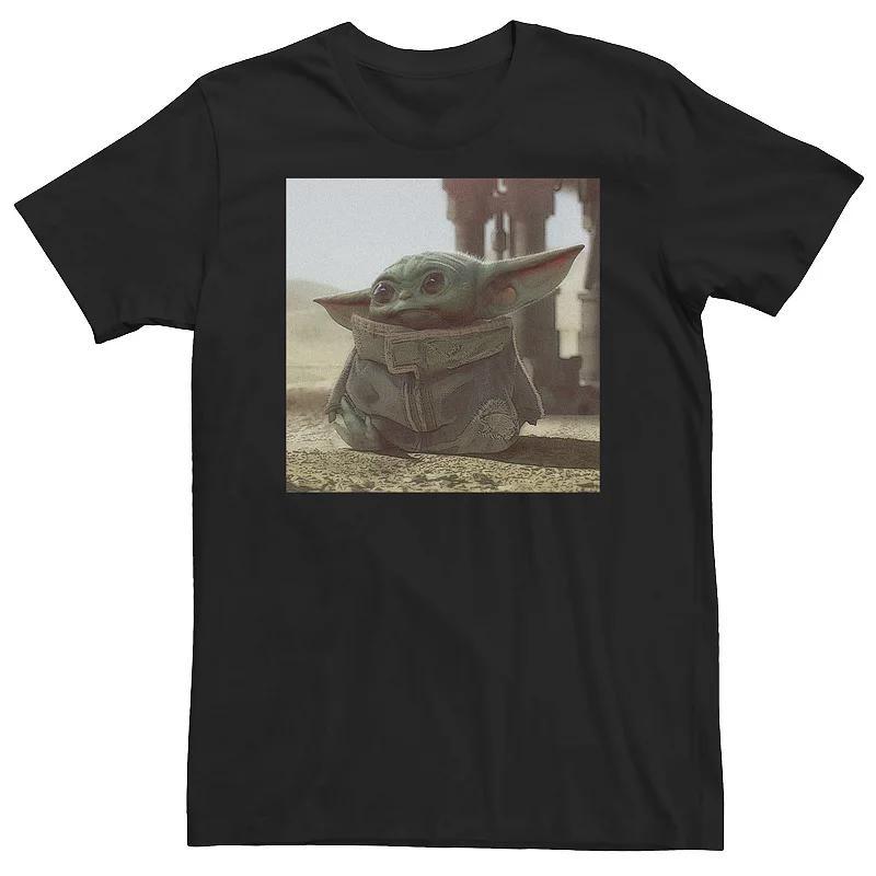 Big & Tall Star Wars The Mandalorian The Child Photograph Tee, Mens Product Image