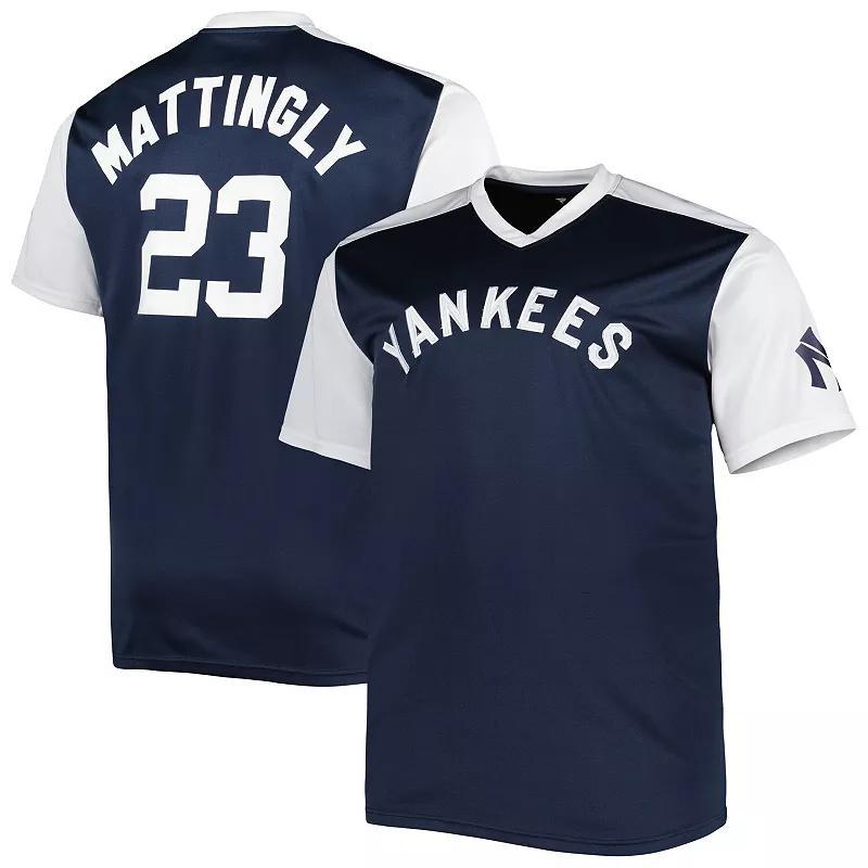 Mens Don Mattingly /White New York Yankees Cooperstown Collection Replica Player Jersey Blue Product Image