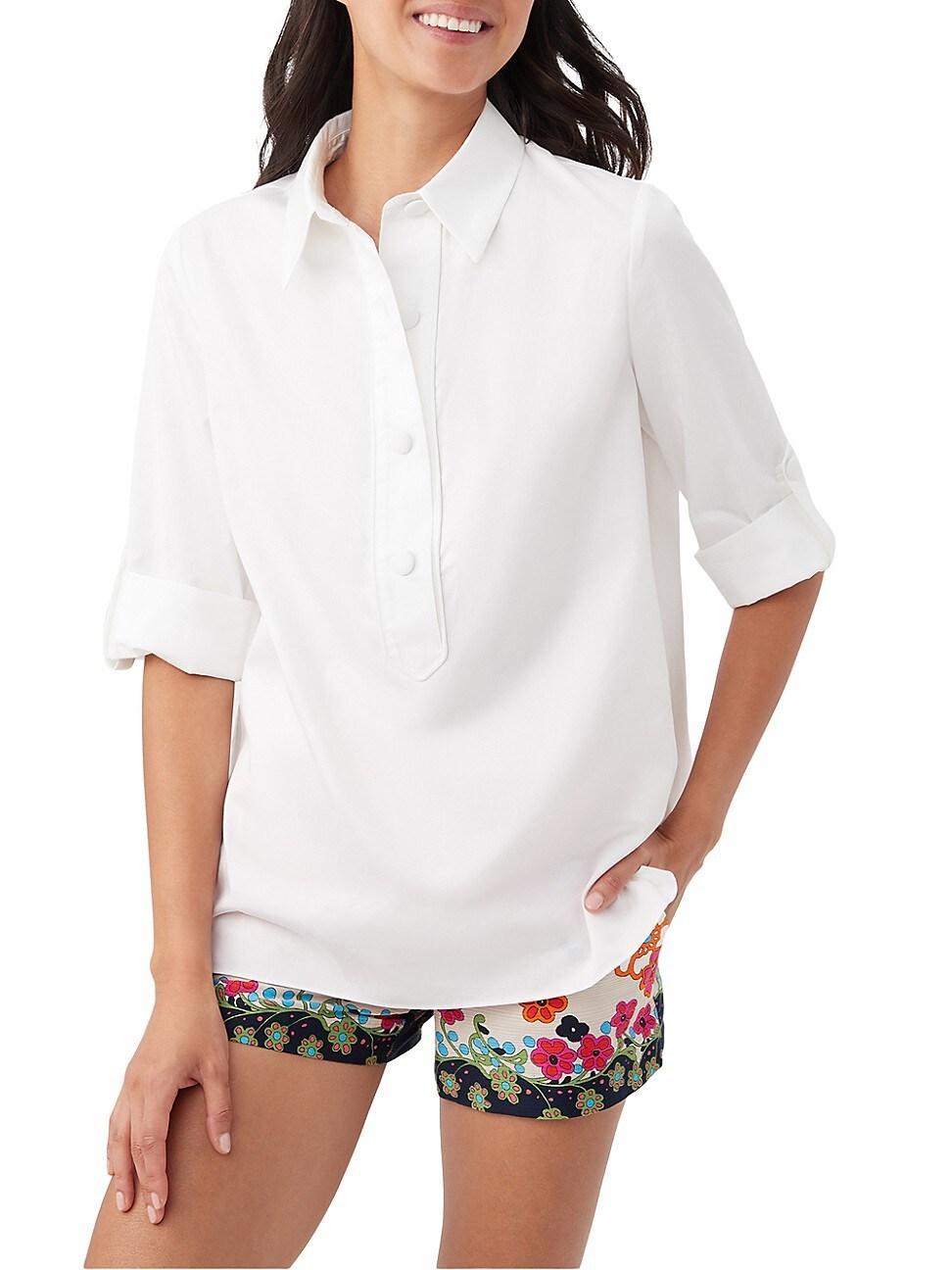 Womens Portrait Cotton Poplin Shirt product image