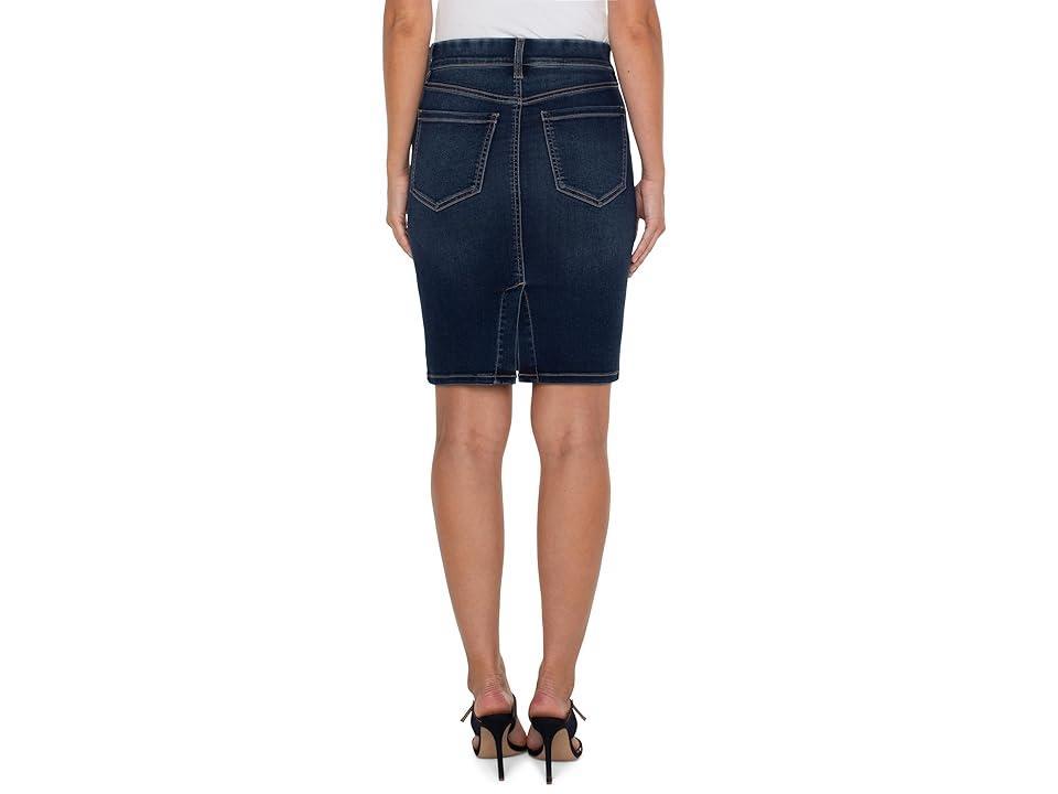 Liverpool Los Angeles Gia Glider Pull-On Forever Fit Denim Pencil Skirt (San Marcos) Women's Skirt Product Image