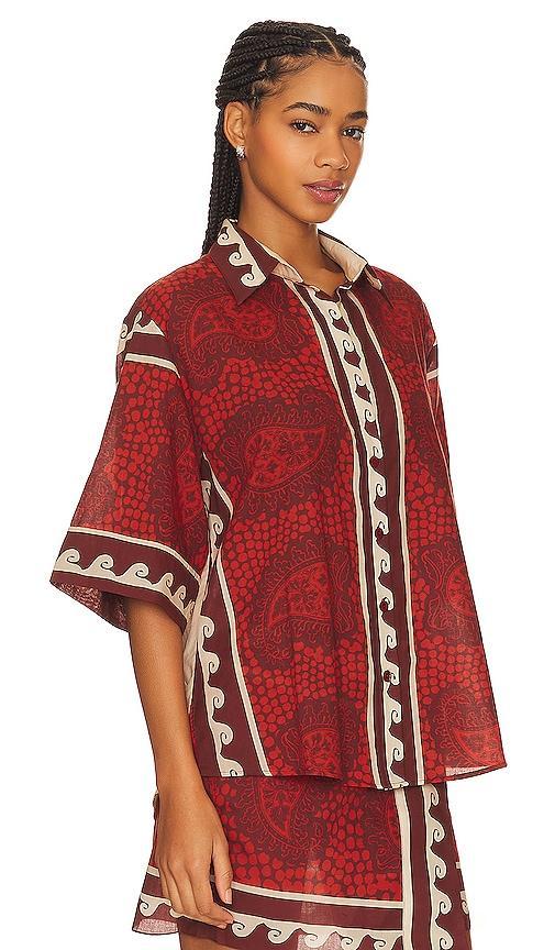 Johanna Ortiz Situation Shirt in Red Product Image