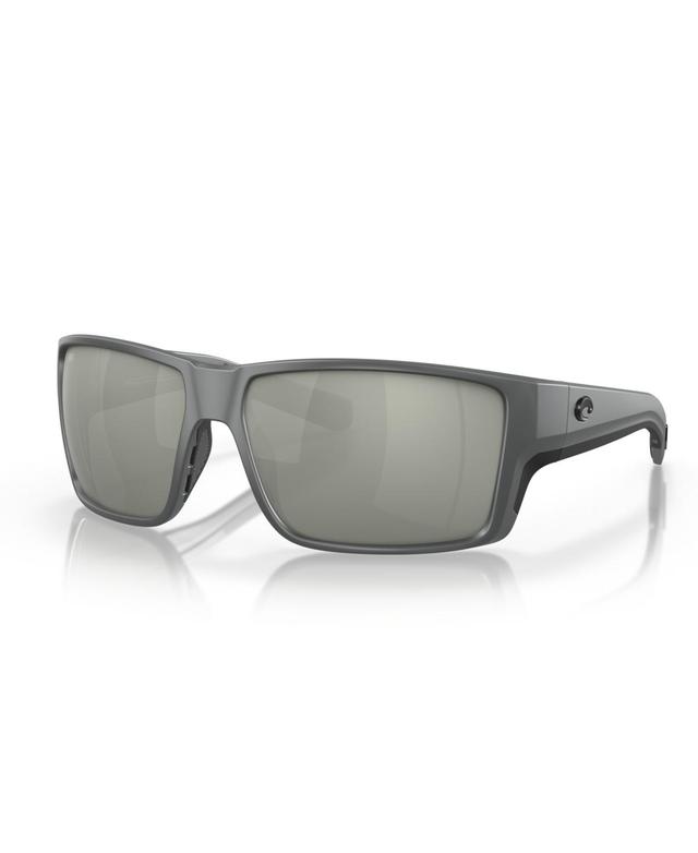 Costa Mens 6S9007 Reefton Mirrored Crystal 64mm Rectangle Polarized Sunglasses Product Image