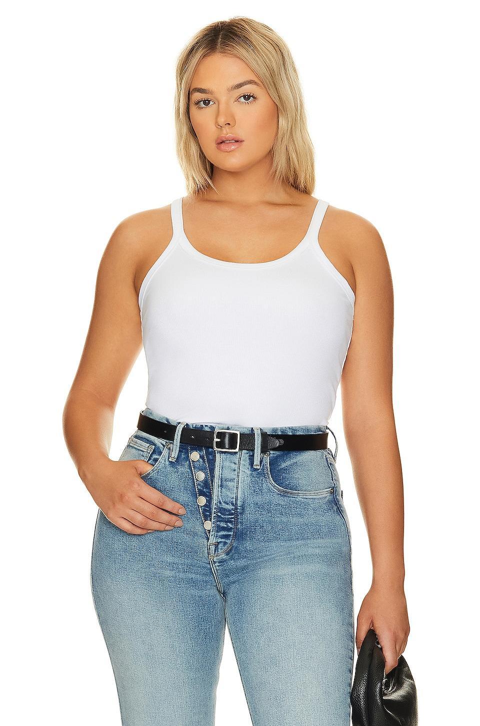 Rib Racerback Tank Good American Product Image