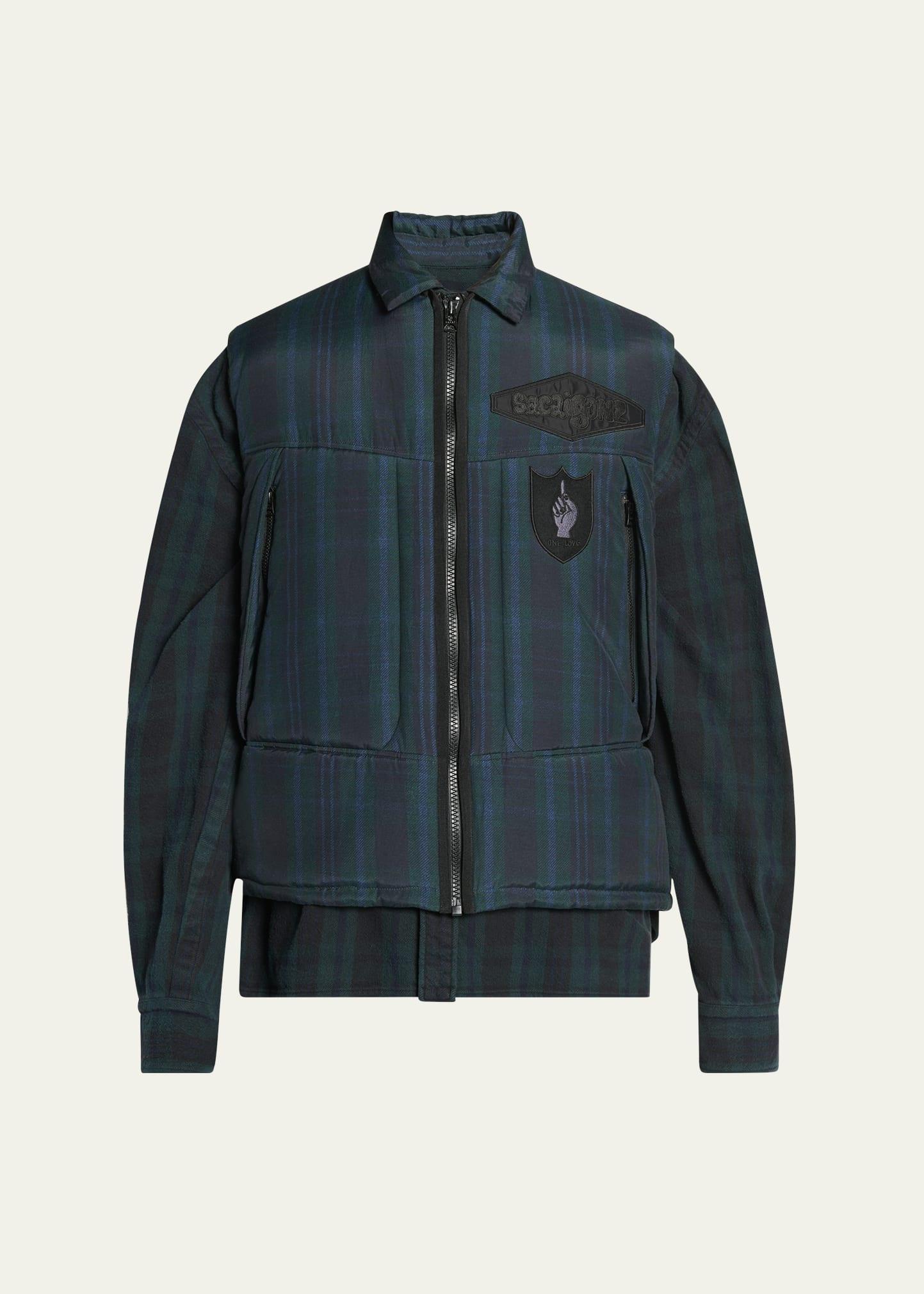 x Gonz Mens Padded Hybrid Shirt Product Image