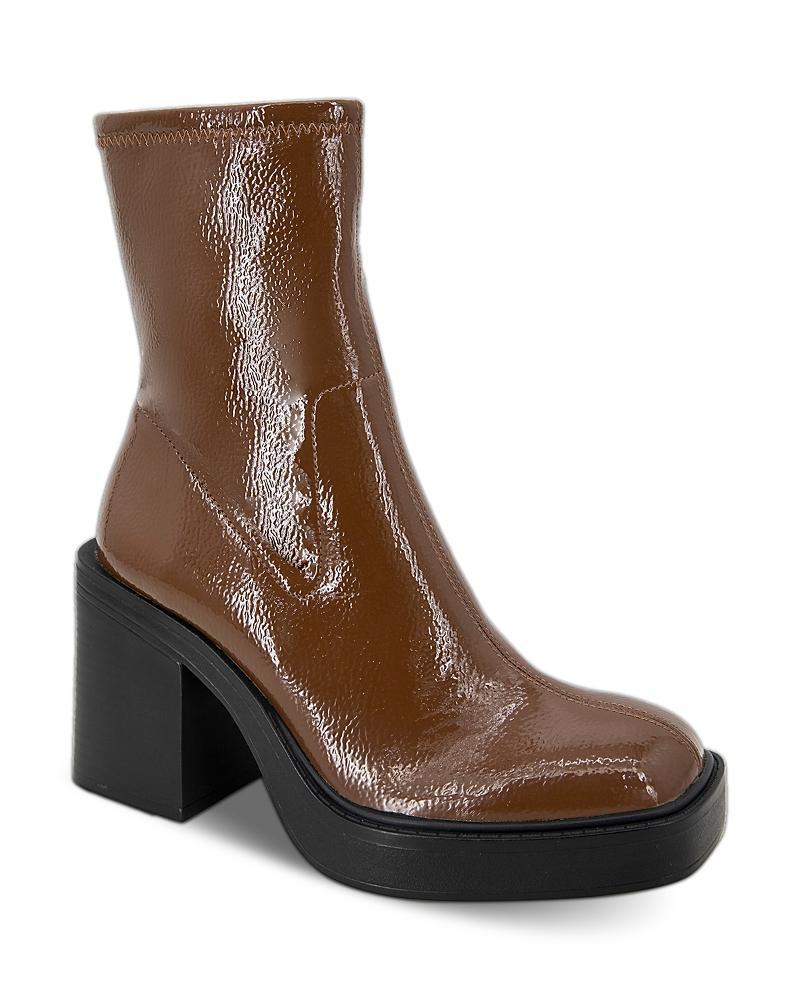 Kenneth Cole Womens Amber Square Toe High Heel Booties Product Image