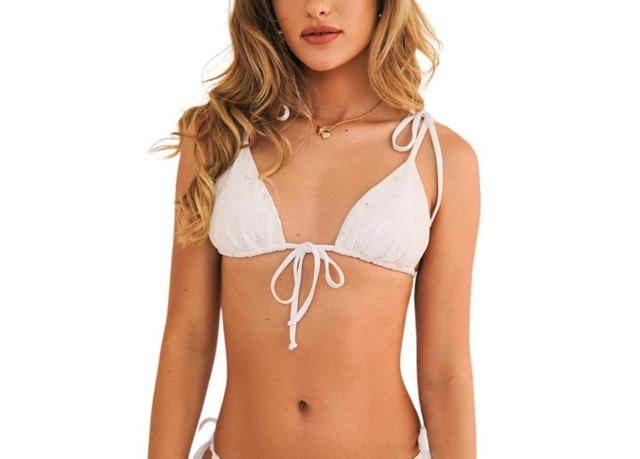 Dippin Daisys Womens Ellie Tie Front Triangle Bikini Top Product Image