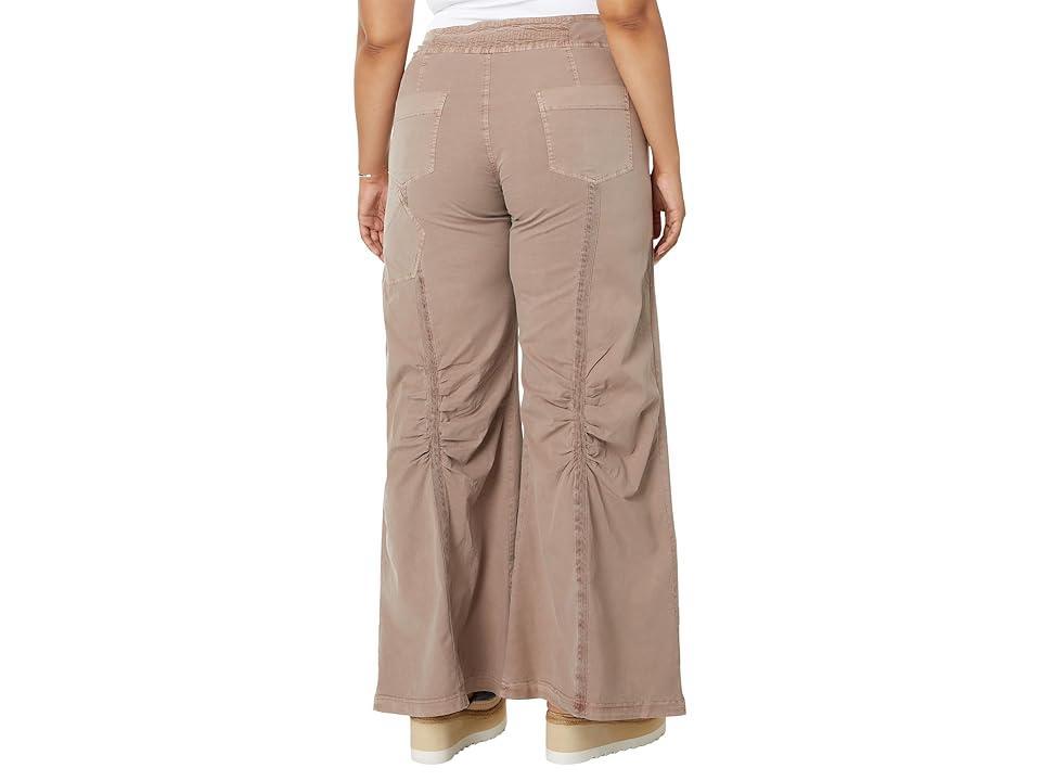 XCVI Willowy Wide Leg Stretch Poplin Pant (Mink) Women's Casual Pants Product Image