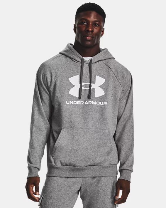 Mens UA Rival Fleece Logo Hoodie Product Image