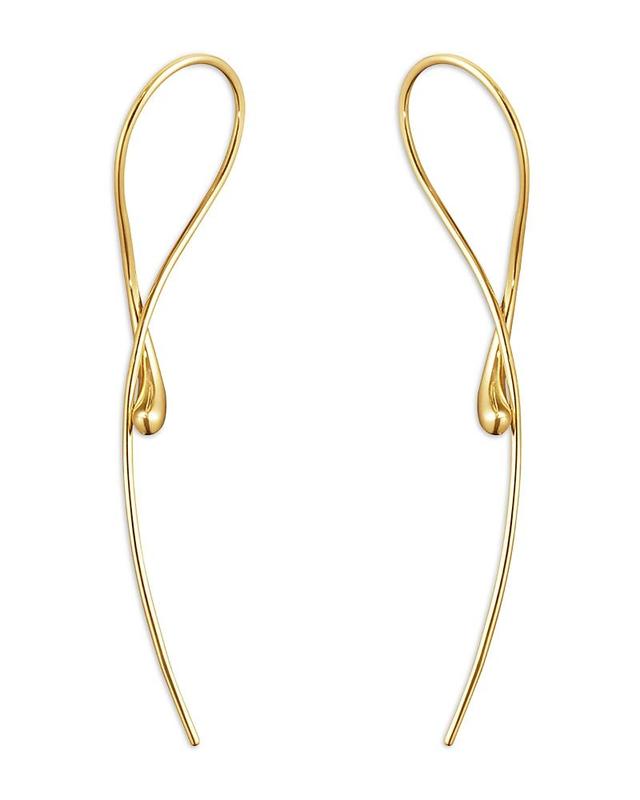 Womens Mercy 18K Gold Linear Drop Earrings Product Image