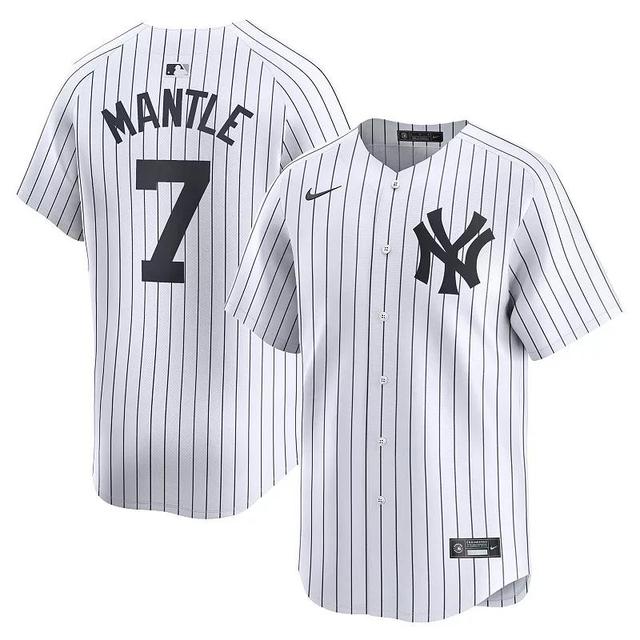 Mens Nike Mickey Mantle New York Yankees Home Limited Player Jersey Product Image