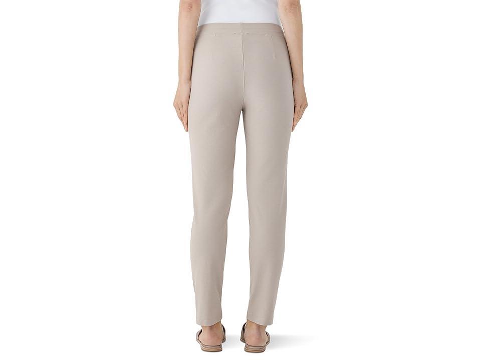 Eileen Fisher Slim Ankle Stretch Crepe Pants Product Image