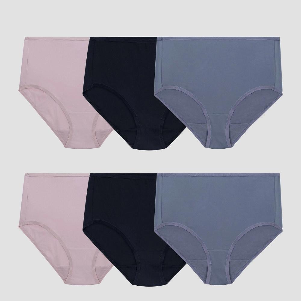 Fruit of the Loom Women's Microfiber 6pk Briefs - Colors May Vary 9 Product Image