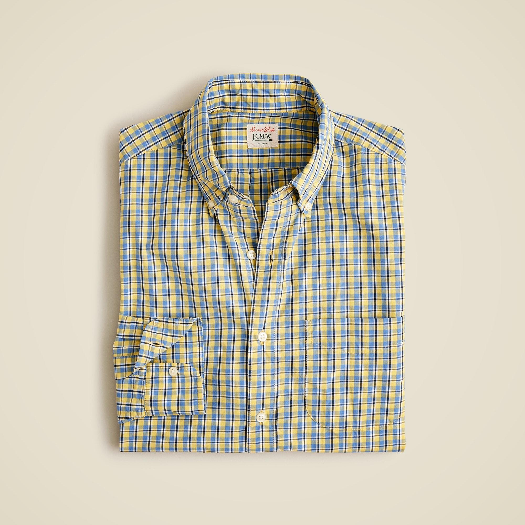 Secret Wash cotton poplin shirt Product Image