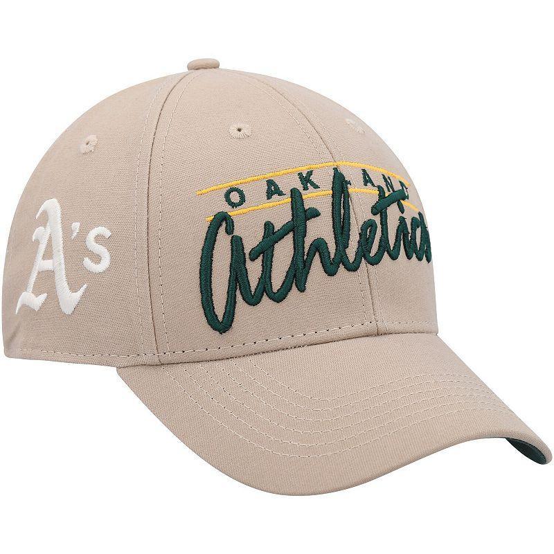 Mens 47 Khaki Oakland Athletics Atwood MVP Adjustable Hat Product Image