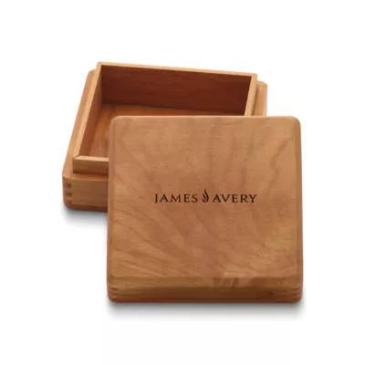 Square Wood Keepsake Box Product Image