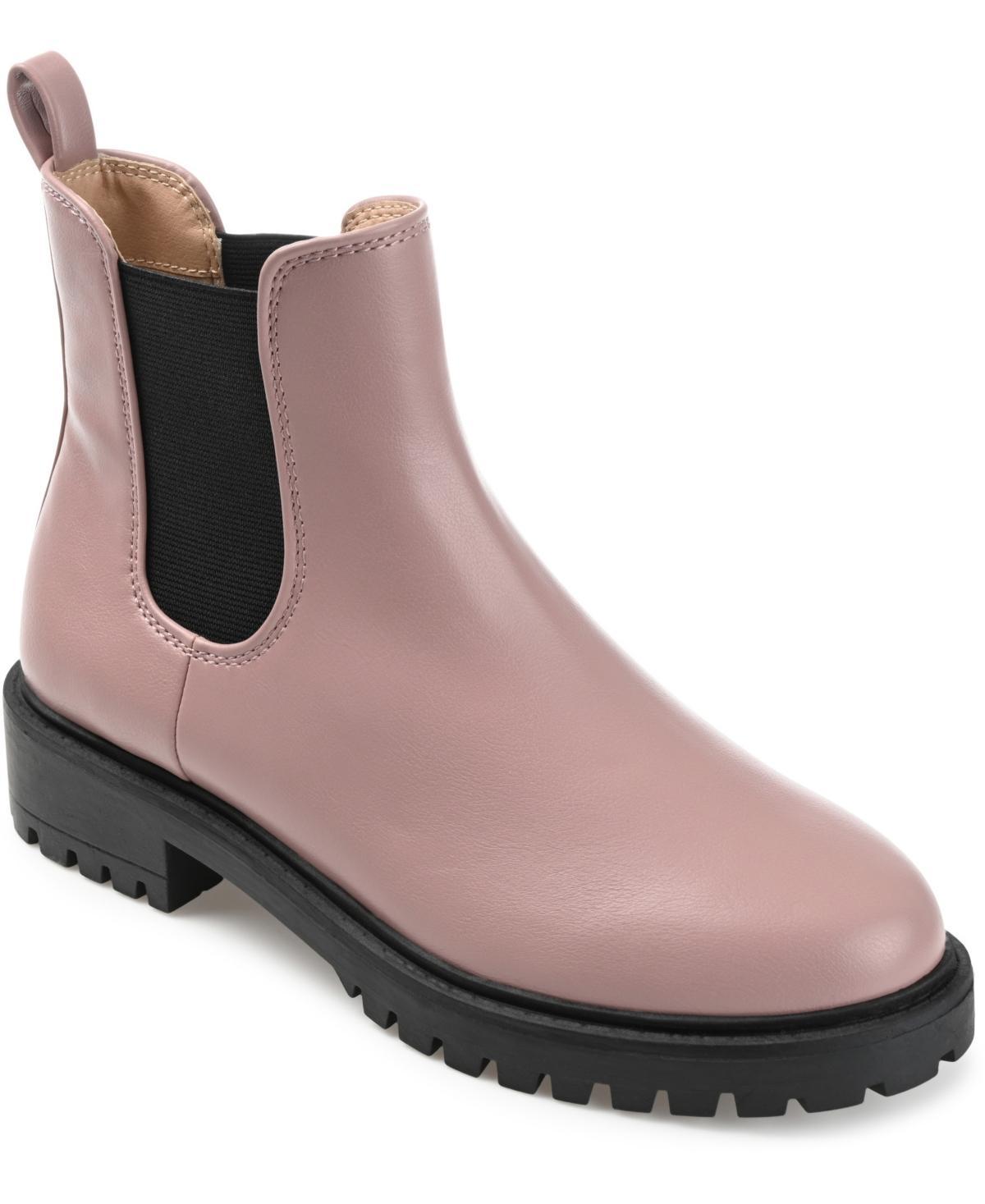 Journee Collection Kenova Tru Comfort Foam Womens Chelsea Boots Pink Product Image