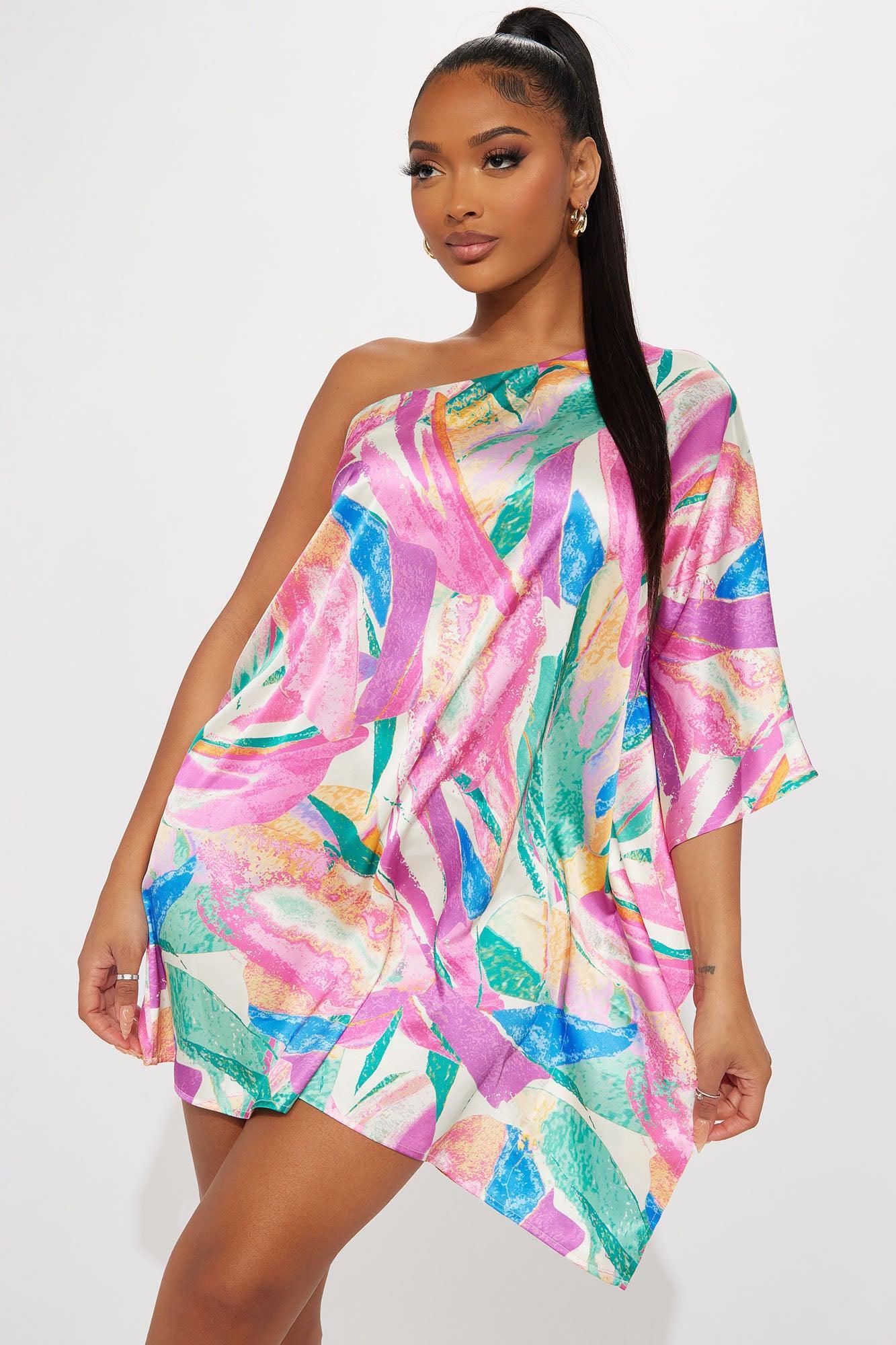 Lucie Mini Dress - Multi Color Product Image