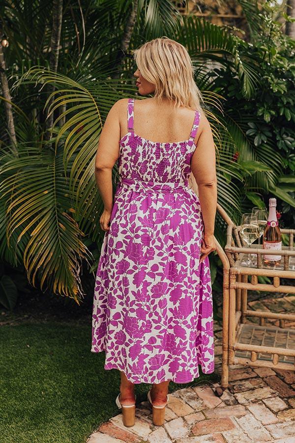 Sandy Silhouette Floral Midi Curves Product Image