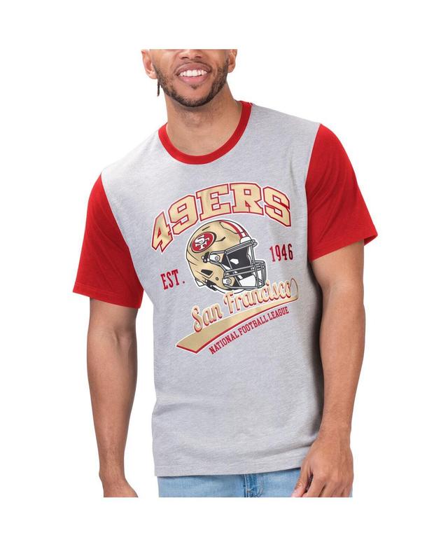 Mens G-iii Sports by Carl Banks Gray San Francisco 49ers Black Label T-shirt Product Image